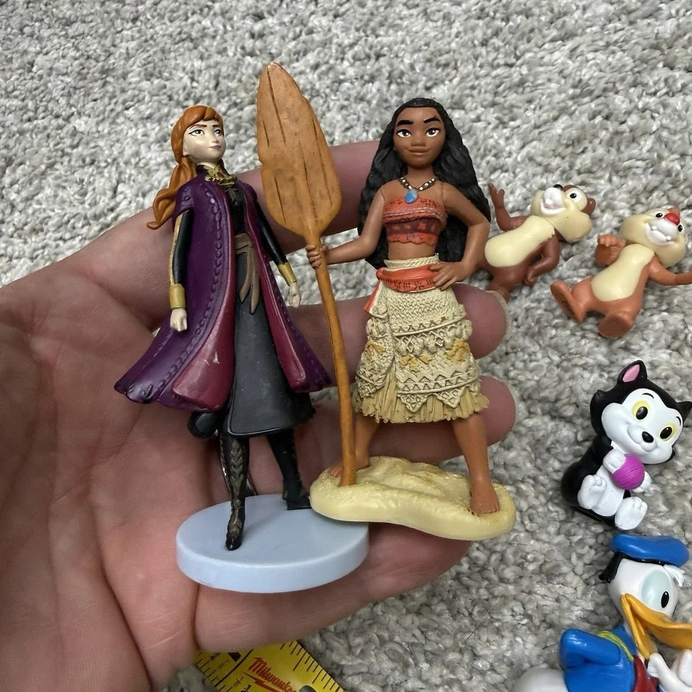 Disney PVC + Figures huge lot mickey Minnie Pluto chip dale goofy (AS IS)